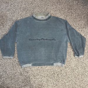 Vintage High Neck Union Bay Sweatshirt. Gray. Size Large